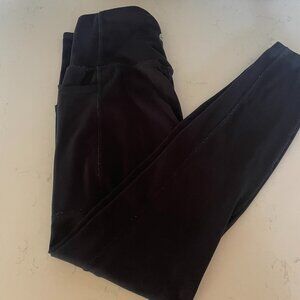 Danskin Black Yoga Pants with Side Pockets, Size‎ Small, 1619990